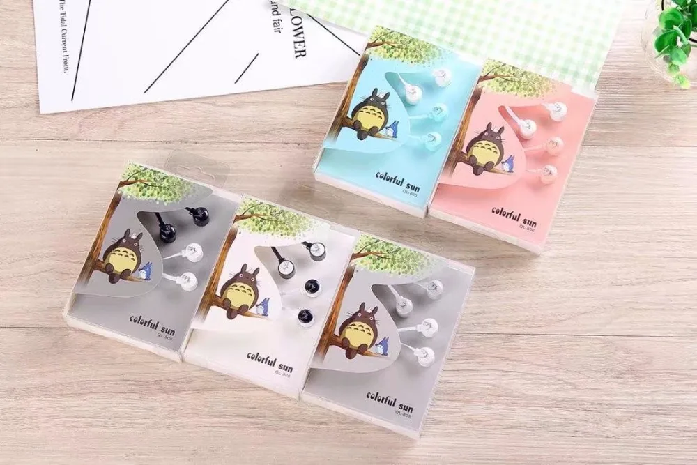 2 предмета/партия милый прекрасный мультфильм Тоторо конфеты Цвет 3.5 мм вкладыши