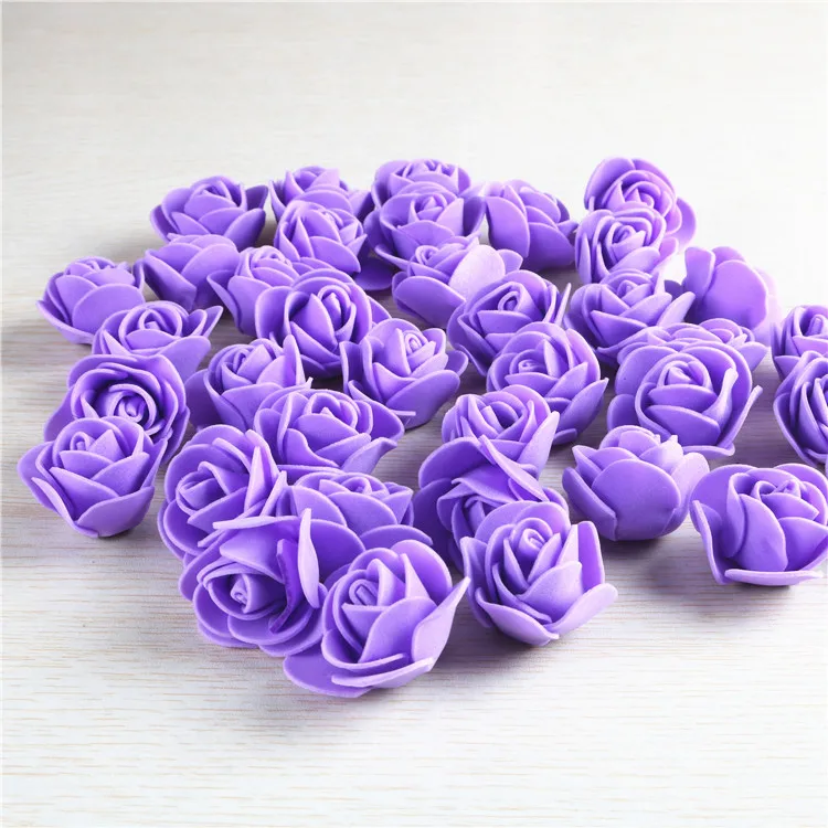 100pcs beige purple Сделай Сам игрушка для рукоделия белая пена медведь пенополистирол пенопласт моделирование розовый медведь эмбрион пена сердечник подарок на день Святого Валентина - Цвет: 100pcs beige purple