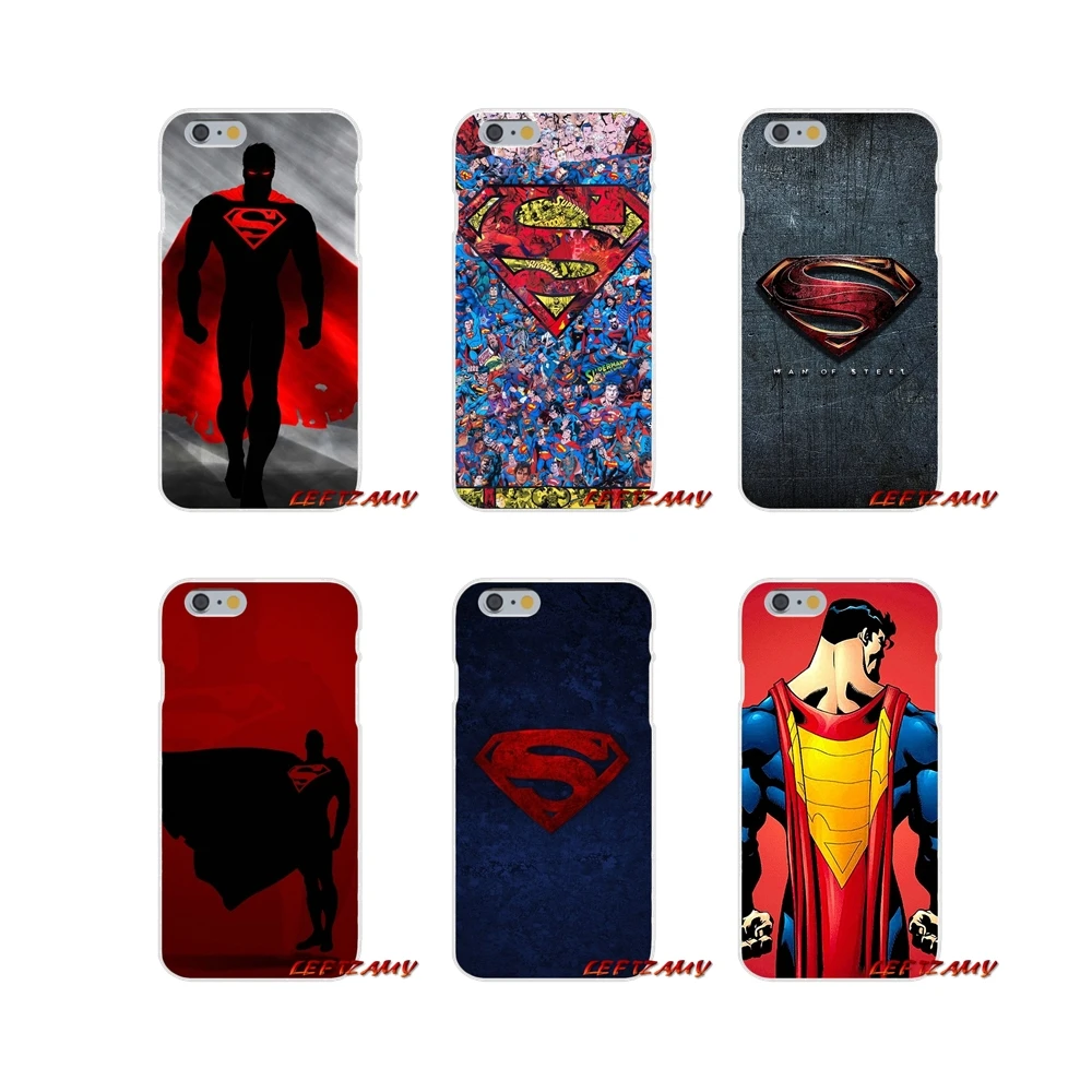 Marvel Hero Superman для iPhone X XR XS MAX 4 4S 5 5S 5C SE 6 6S 7 8 Plus Аксессуары чехлы телефонов | Мобильные