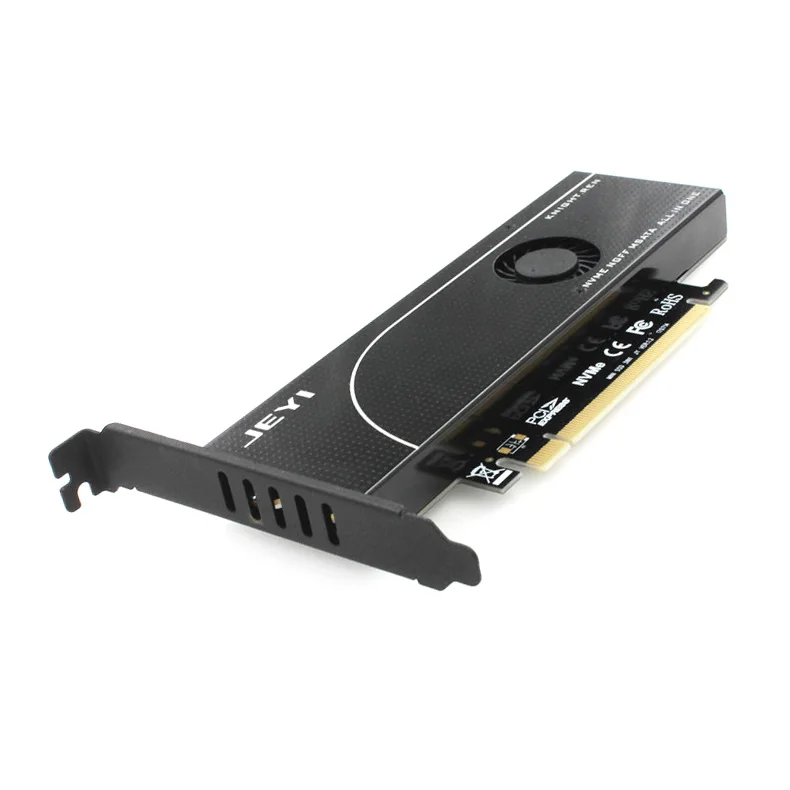 JEYI KNIGHT PCIE3.0 адаптер x16 PCI E полная скорость M.2 2280 алюминиевый лист теплопроводность