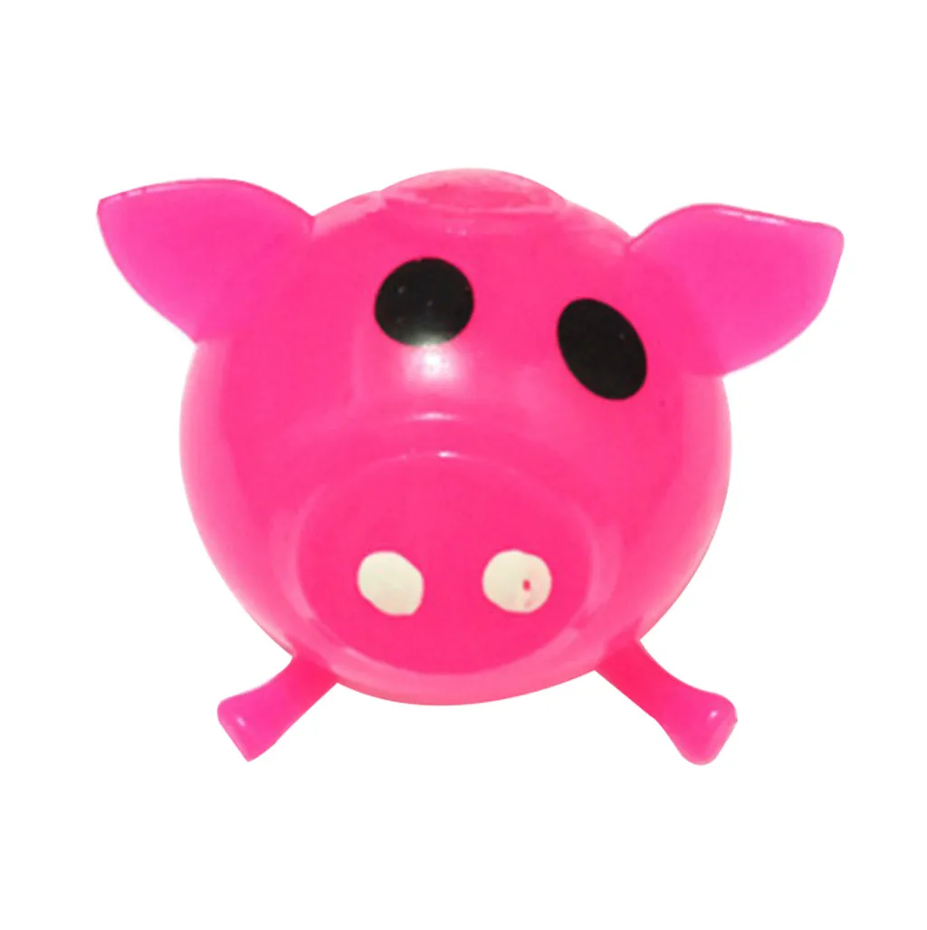 1 шт. Сжимаемый антистресс Jello Pig милый анти стресс брызг воды мяч свинка