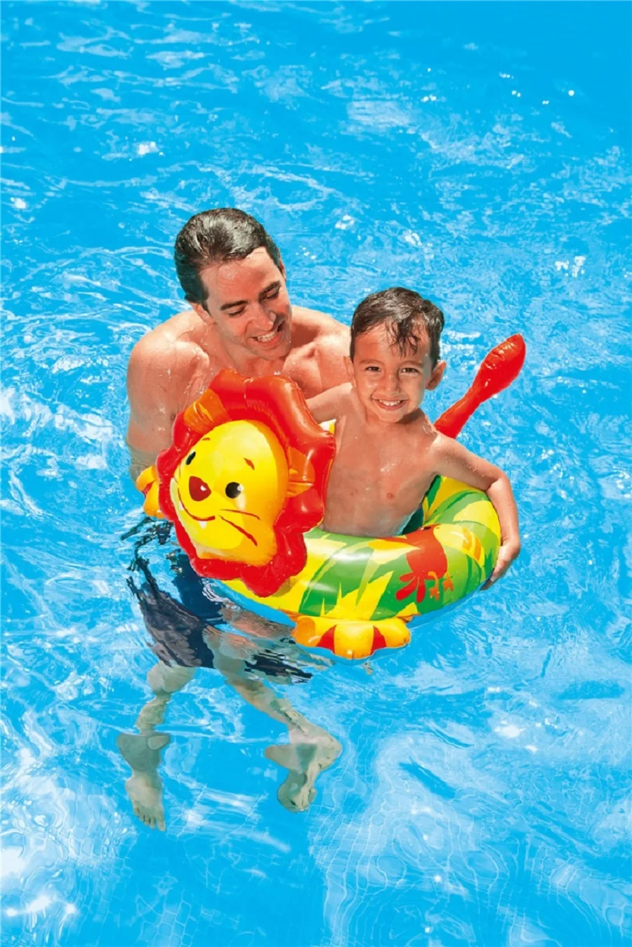 Egoes надувной плавательный бассейн для малышей с животными джунглей 58221
