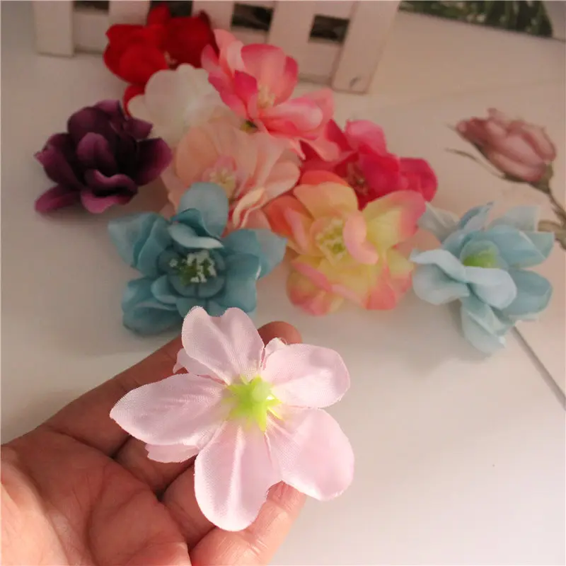 5 шт. искусственные Пионовые розы маленькие головки орхидеи товары для дома и