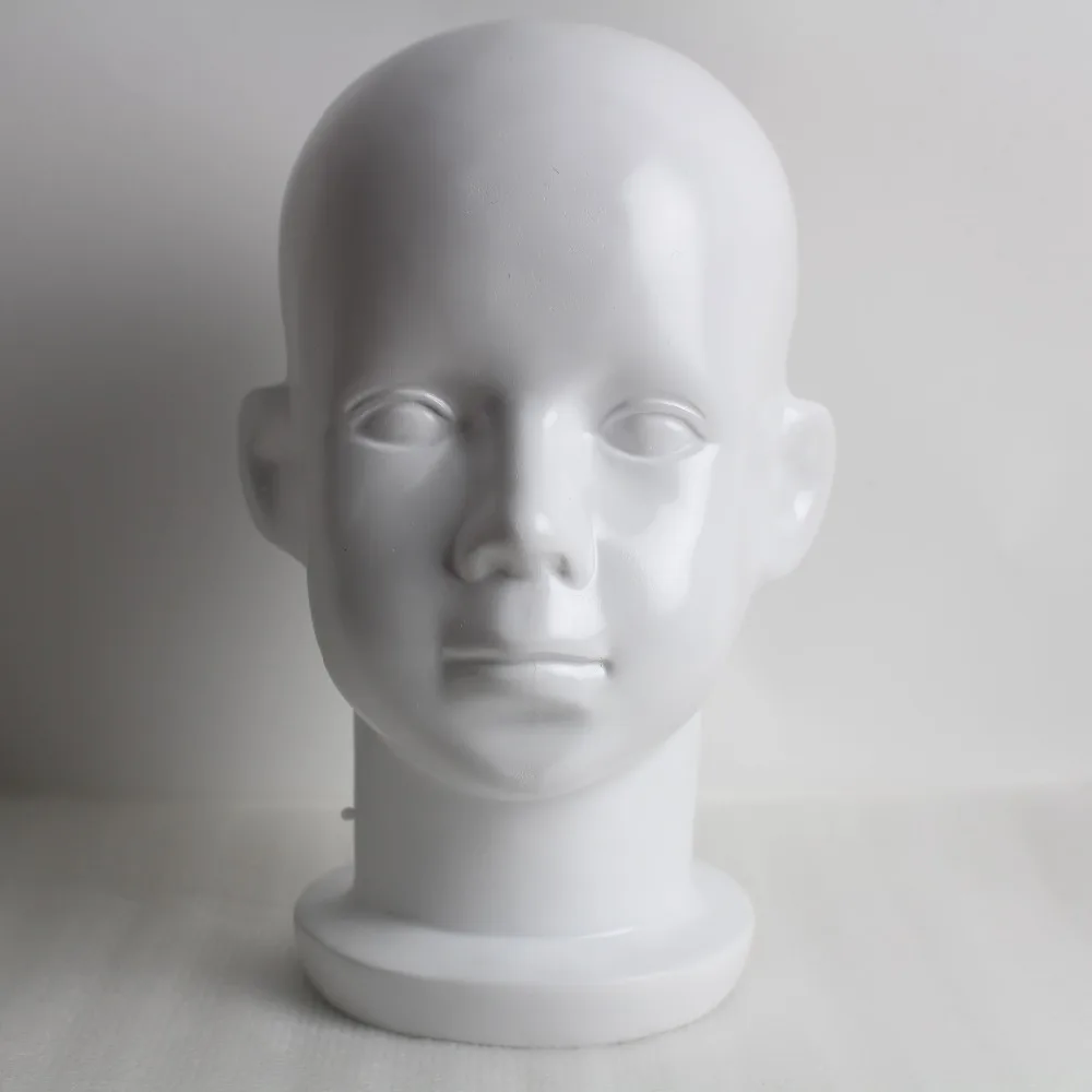 Детский манекен из стекловолокна с белой головой для парика и шляпы|mannequin for wigs|head