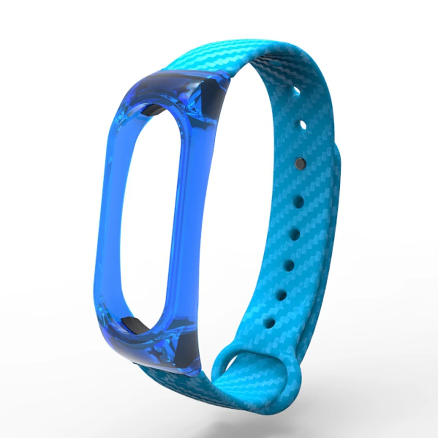 Carbon replacement Strap for Xiaomi Mi Band 2 Silicone For Wristband Smart Bracelet Replacement Belt | Электроника