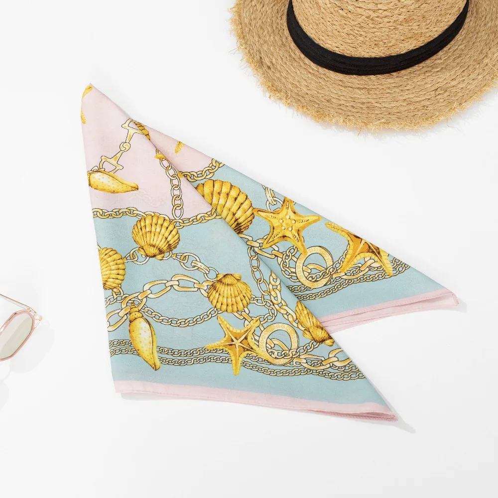 Шарф весна осень 2019 платок дикие модели маленькие шарфы в полоску ретро