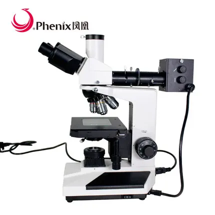 Микроскоп Phenix 50x 600x Тринокулярный проводниковый металлургический микроскоп для