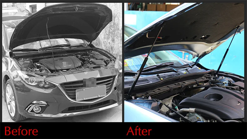 Для Mazda 3 Axela 2014 2016 2017 крышка двигателя автомобиля гидравлическая штанга стойки