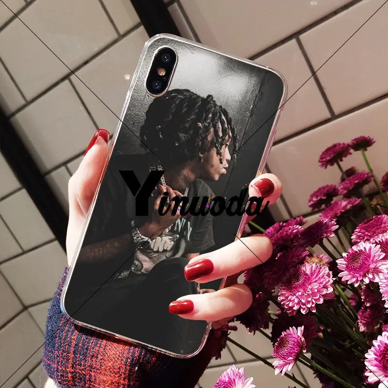 Yinuoda Ynw Melly rapper TPU Мягкий силиконовый прозрачный чехол для iPhone X XS MAX 6 6s 7 7plus 8 8Plus 5 5S SE XR