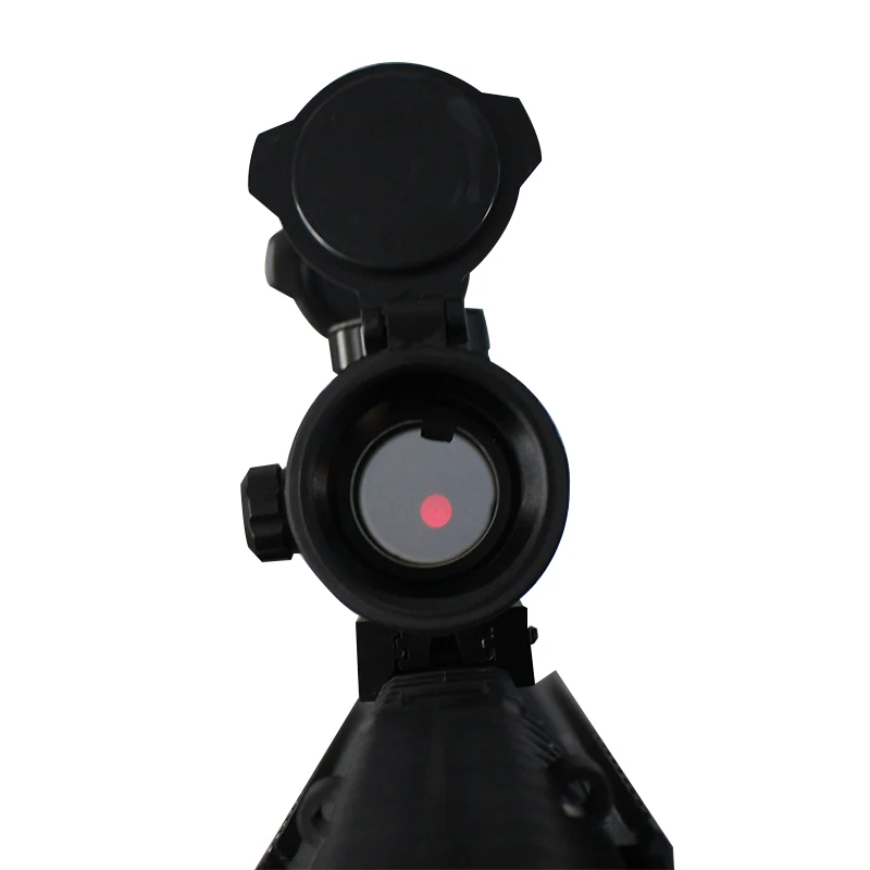 Тактический фонарь 1X40 Red Dot прицел Красная Подсветка Красный Зеленый Регулируемый Коллиматорный прицел охотничий оптический с 11 мм/20 мм ласточкин хвост