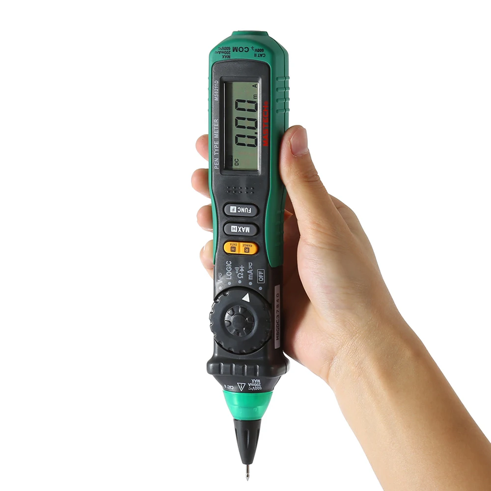 MASTECH MS8211D Цифровой мультиметр перо Тип AC DC Вольт Ампер Multitester Профессиональный