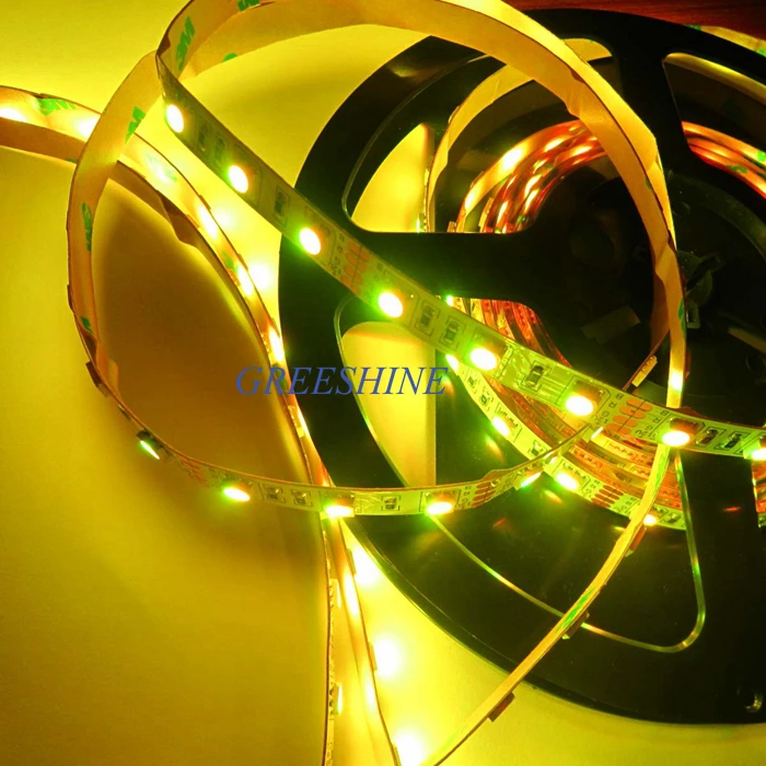 Гибсветодиодный Светодиодная лента 12 В постоянного тока 24 5050 RGB 5 м 300 светодиодов