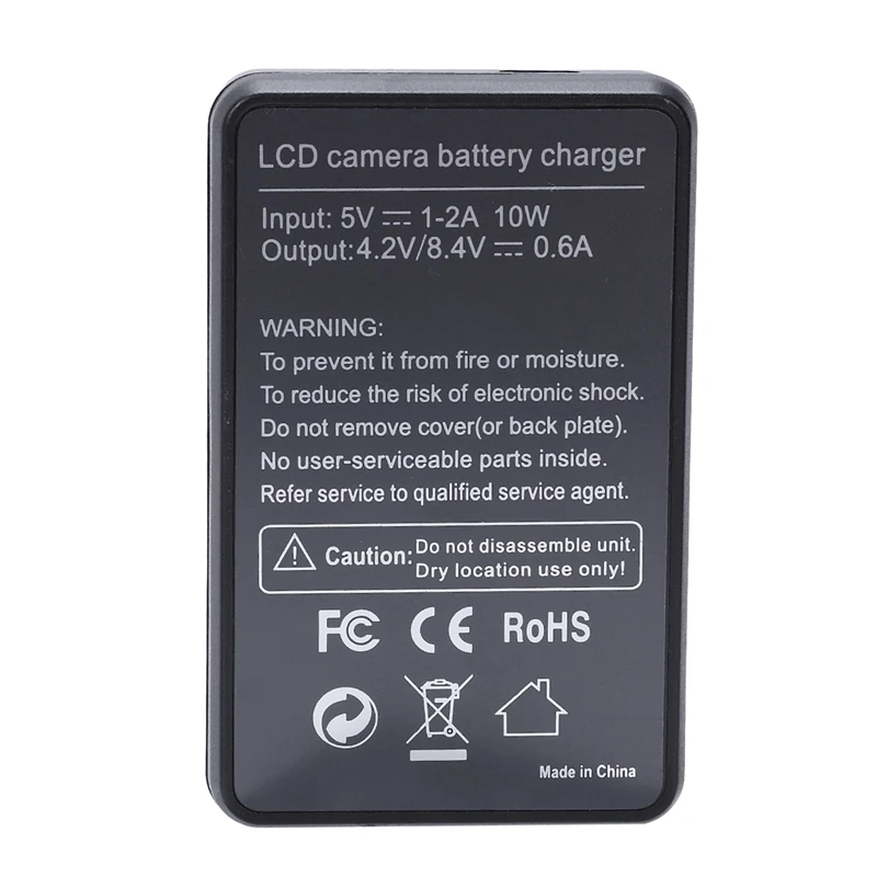 Умная аккумуляторная батарея зарядное устройство ЖК дисплей с одним слотом Usb