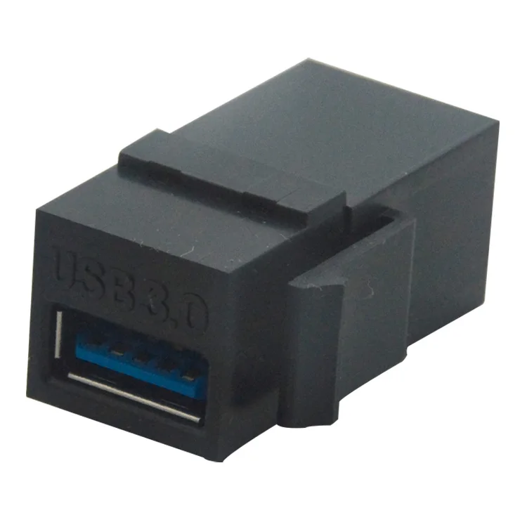

keystone USB 3.0 USB connector with black color
