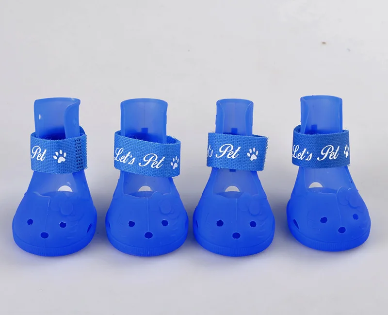 4 шт. собака обувь качества Сапоги собаки зоотоваров щенок летние сандалии для