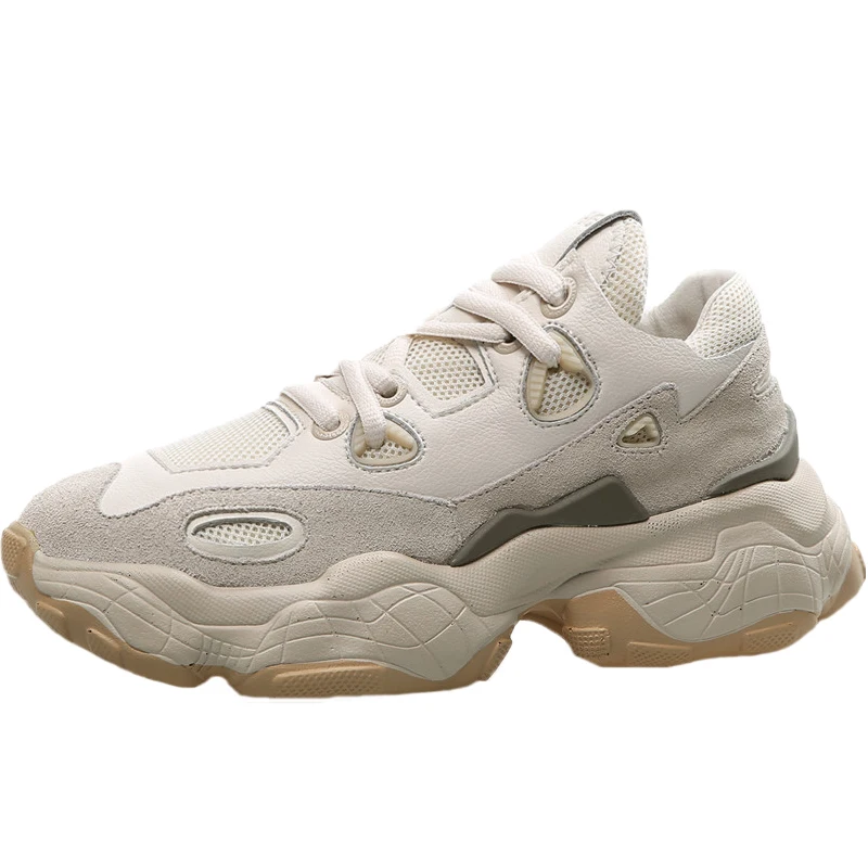 Женская обувь на танкетке с кокосовым узором из сетчатой ткани в горном стиле