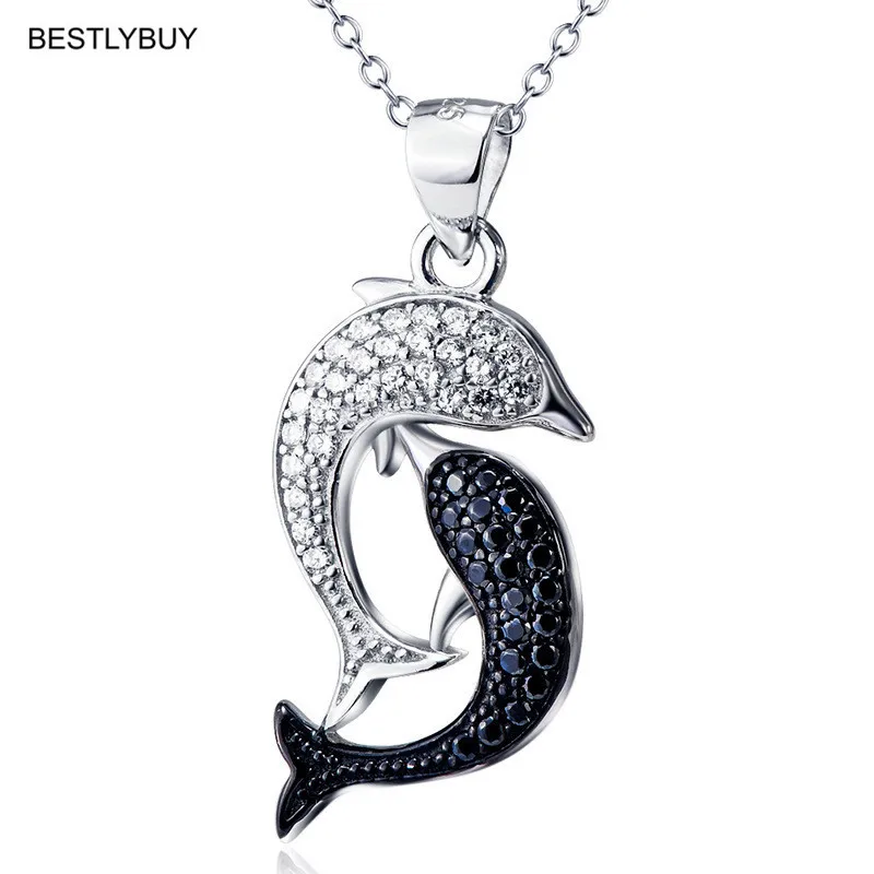 Новое поступление 100% превосходное ожерелье BESTLYBUY из серебра 925 пробы кулон с