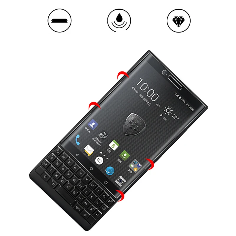 EXUNTON 3PCS For BlackBerry KEY2 KEYone Front Full Coverage 3H Ultra-thin Super Clear Soft TPU Screen Protector Protective Film | Мобильные