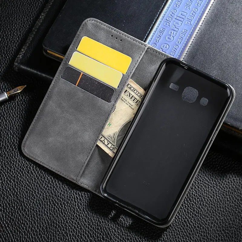 Case for Honor 8 8x lite pro Luxury Flip cover Vintage Leather card slot Without magnets funda capa | Мобильные телефоны и