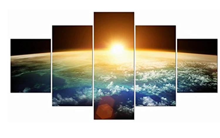 

5 Panel Wall Pictures for Living Room Picture Print Painting On Canvas Wall Art Home Decor Living Room Canvas Print Painting Sun
