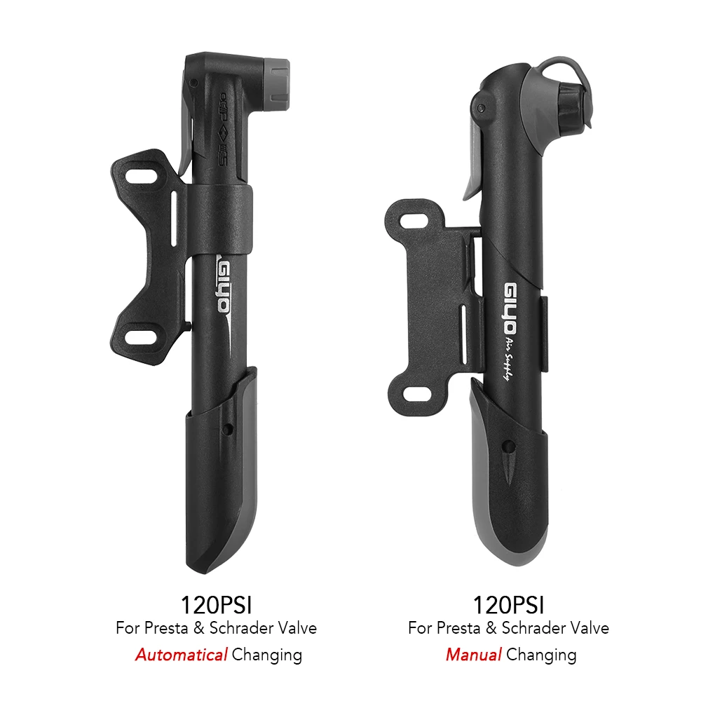 Велосипедный насос ручной мини 120PSI насосы высокого давления для велосипедов