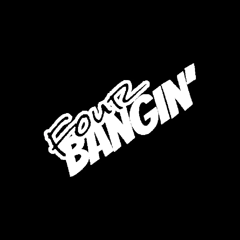 QYPF 15 см * 5 3 стильная крутая Автомобильная наклейка BANGIN на четыре автомобиля