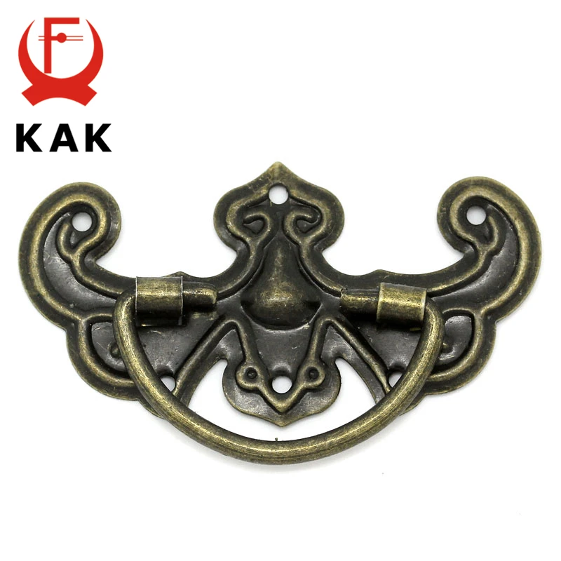 KAK 10 шт. Классический Бронзовый оттенок узор ящик стол дверь шкатулка для