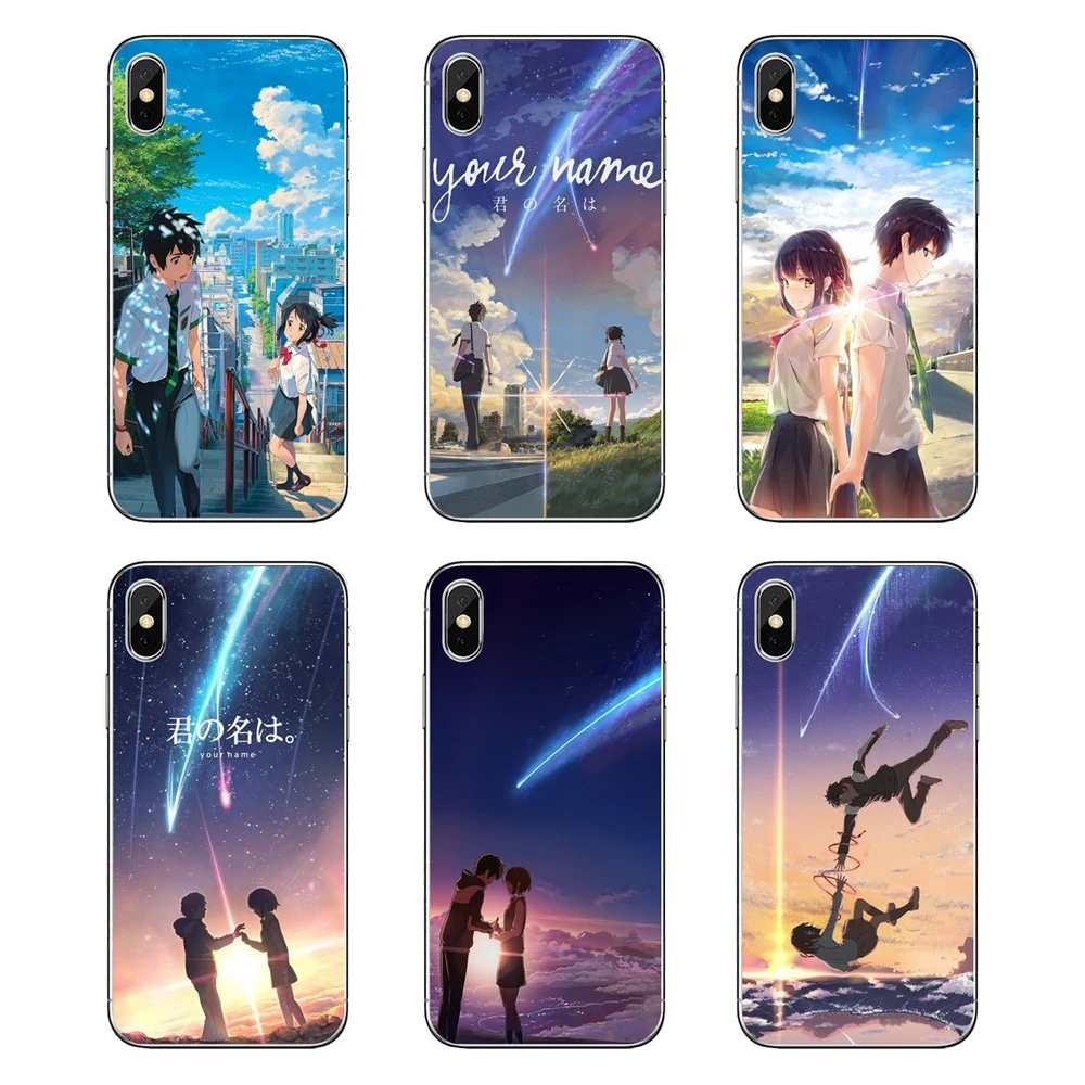 Soft Transparent Cases Covers Your Name Japan Anime For LG G7 Q6 Q7 Q8 Q9 V30 X Power 2 3 OnePlus 3T 5T 6T |