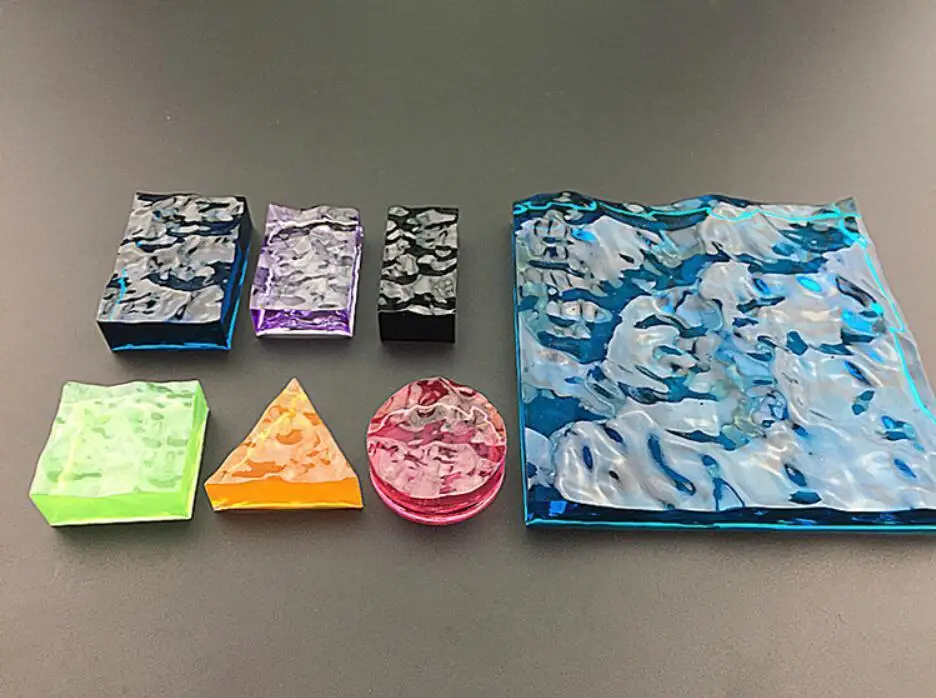 7 шт./лот 3D кабошон с водной рябью силиконовая смола форма ювелирные изделия милое