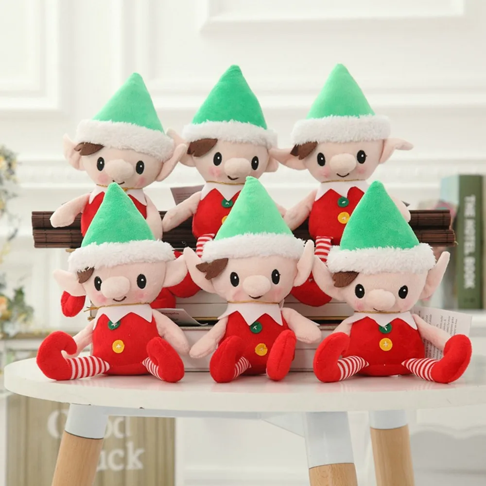 Рождественский Санта Клаус игрушки куклы рождественские украшения для детей
