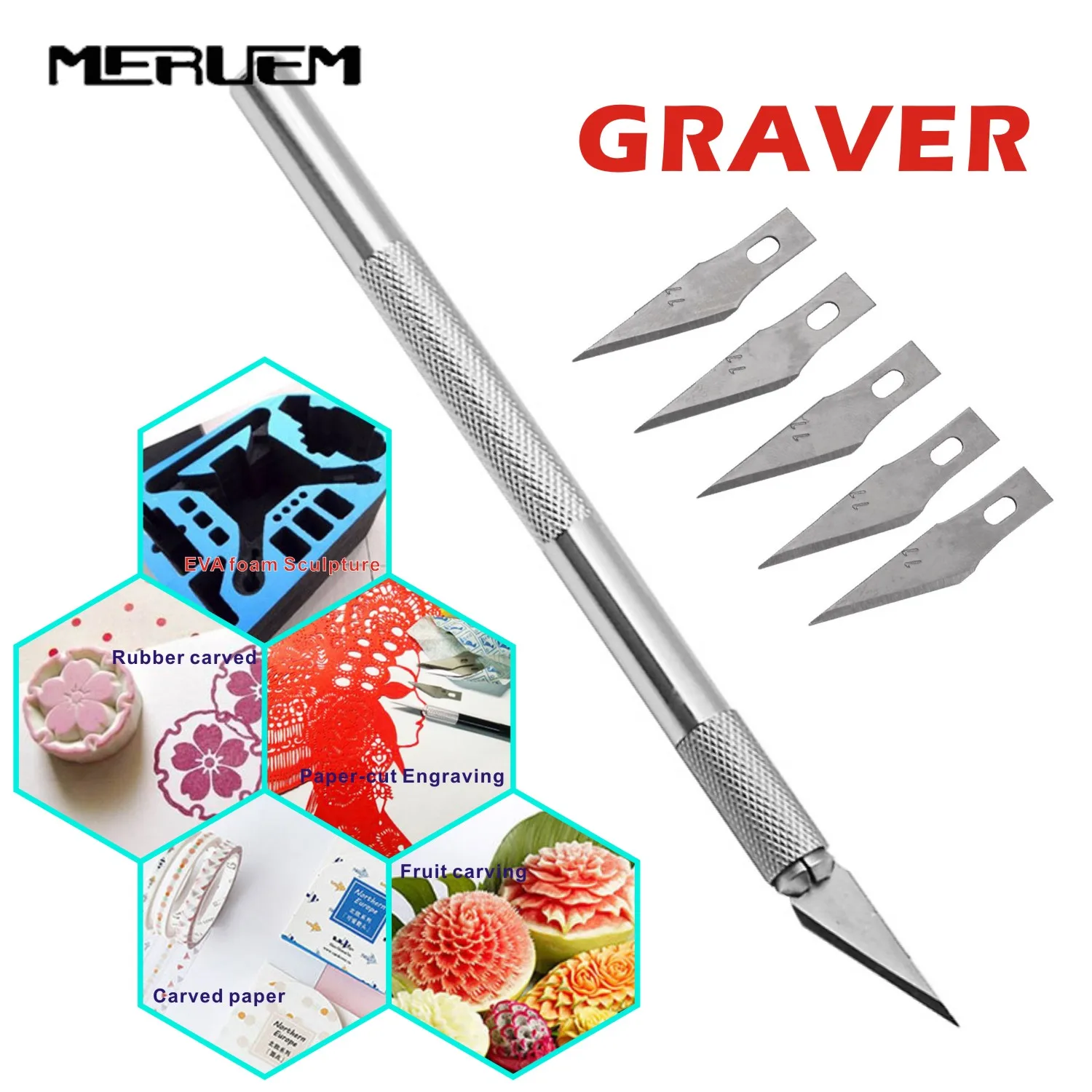 

Non-Slip Metal Scalpel Knife Tools Kit Cutter Engraving Craft knives Mobile Phone PCB DIY Repair Hand Tools Clay Sculpture