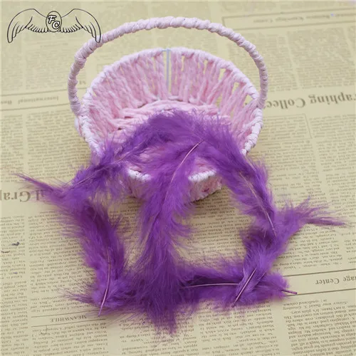 100pcs dark purple 100 шт 4-6 дюймов 10-15 см индейка перо марабу пышное свадебное платье DIY ювелирные украшения аксессуары перья, пух - Цвет: 100pcs dark purple