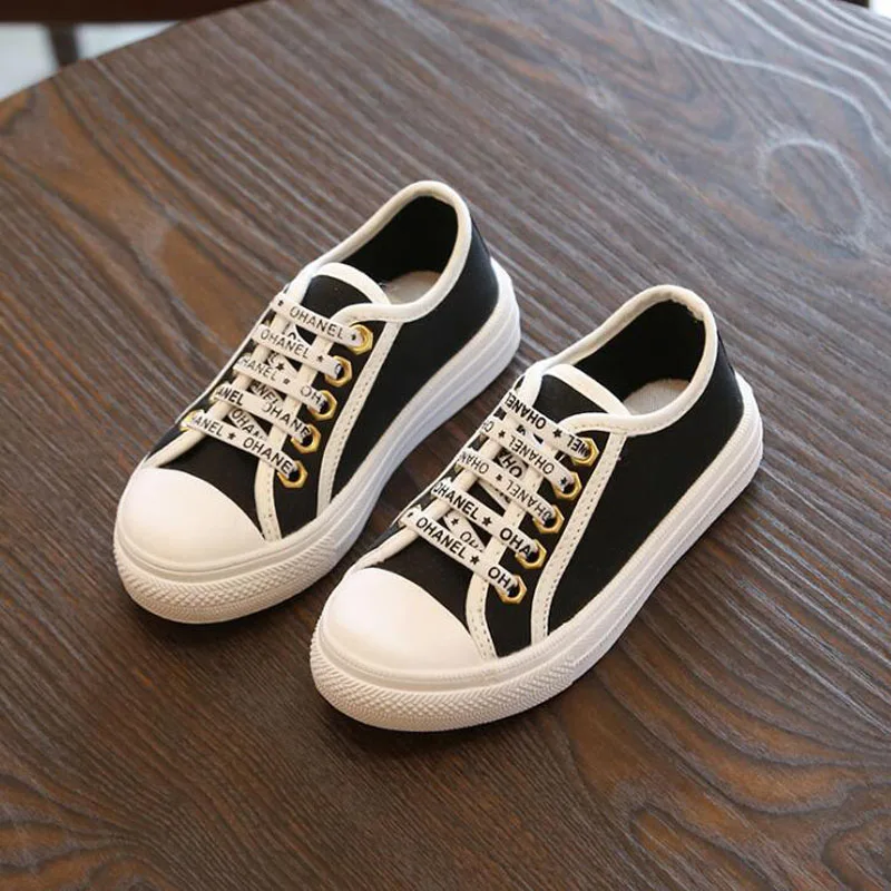 CMSOLO Children Sneakers Autumn New Arrival Casual Walking School Shoes Girls Boys Fashion Black White Flat Infants Kid | Детская одежда