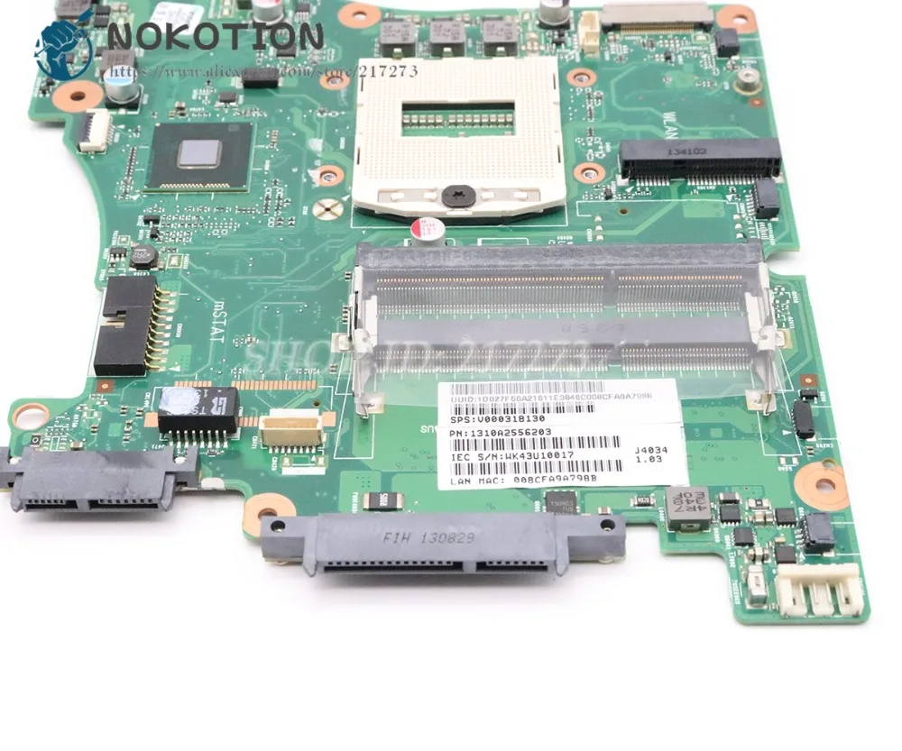 Материнская плата NOKOTION для ноутбука Toshiba Satellite L50 L50-A DDR3L GT740M 2 Гб V000318130 1310A2556203