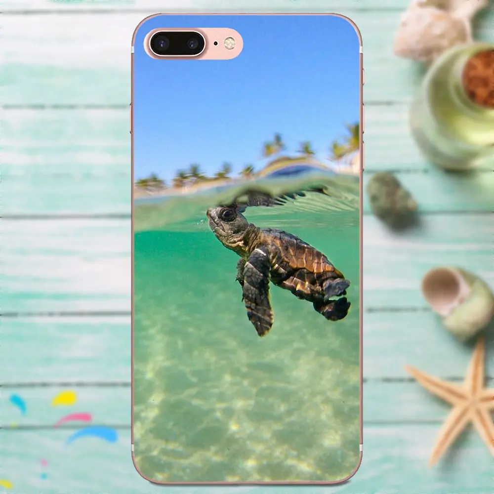 Морские черепахи фото для Xiaomi Redmi Mi Note 7 8 9 SE Pro Lite Go Play Мягкие силиконовые ТПУ