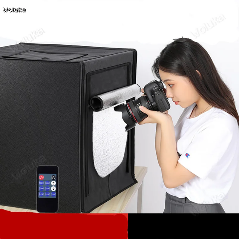Светодиодная маленькая студийная мини Фотостудия Профессиональный 50 см набор