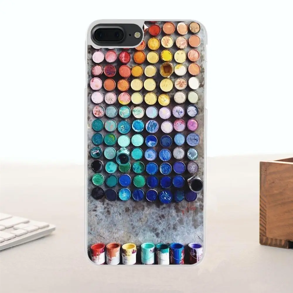 Bixedx Watercolor Set Paint Box For Xiaomi Redmi Mi Note 7 8 9 SE Pro Lite Go Play Soft Coque | Мобильные телефоны и