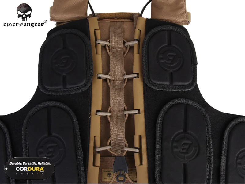 EMERSON CP Style Cherry Plate Carrier тактический боевой жилет Molle NCPC подлинный коричневый Койот