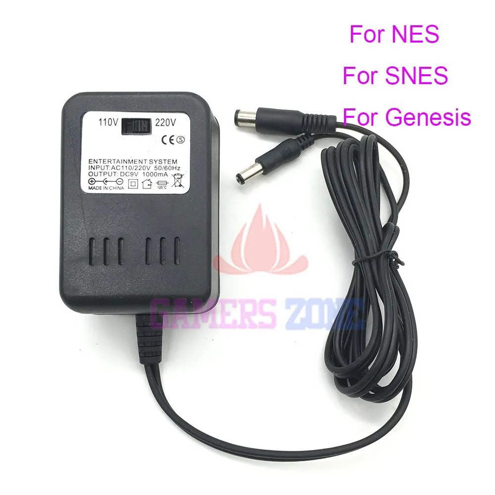 Новый адаптер переменного тока для NES SNES & Genesis Systems шнура питания Super Nintendo|adapter