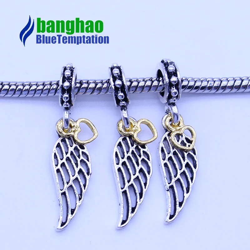Оригинальные бусины wings plata de ley очаровательные ювелирные украшения на День