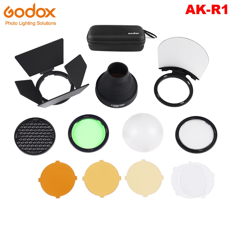 Комплект аксессуаров Godox для AD200 H200R круглая вспышка с цветным фильтром