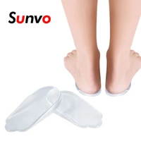sunvo gel ox type leg orthotics heel pads corrective valgus varus foot massage orthopedic insoles flatfoot support insert pads