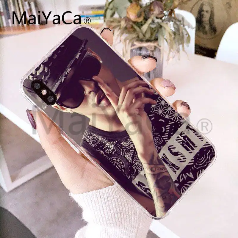 MaiYaCa для iphone 7 6 X Чехол POP Signer August Alsina Music Star Прозрачный чехол iPhone 8 6S Plus 10 XS XR XSMAX 4S |