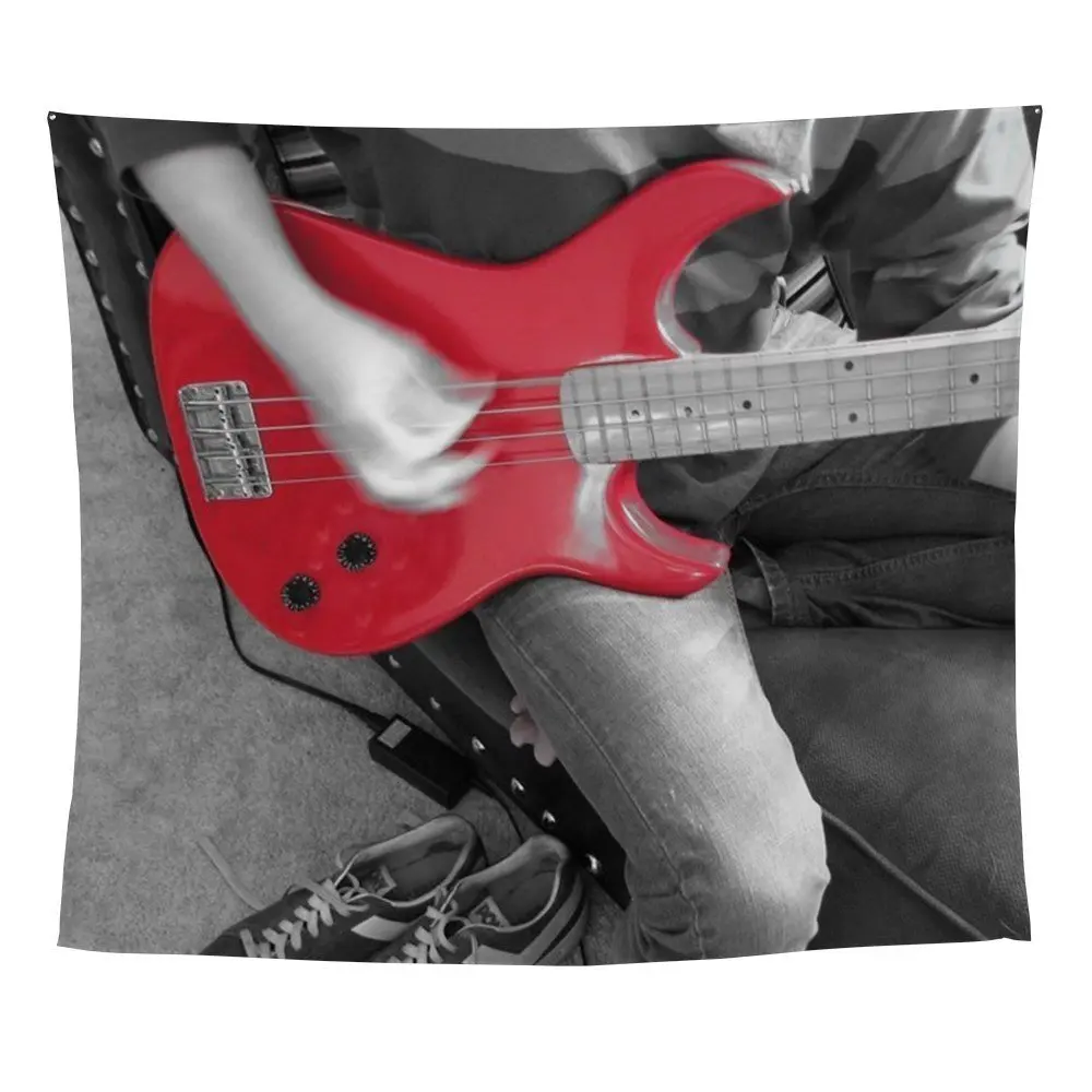 Красно гитарный 2 настенный гобелен|Гобелен| |