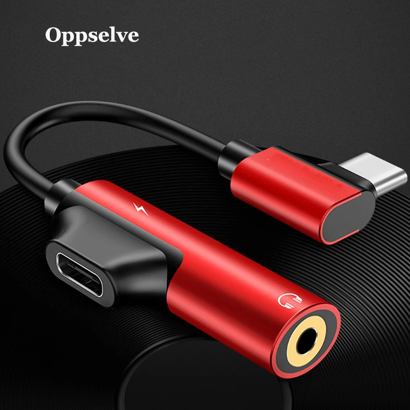 Переходник USB Type C на 3 5 мм аудиокабель для наушников Кабель адаптер Huawei mate P20 P30 pro