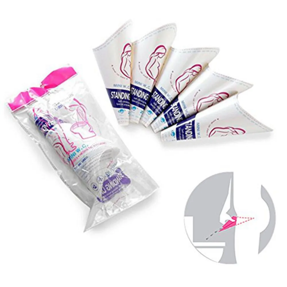 10 шт./компл. женский писсуар портативный Писсуар для улицы путешествий кемпинга