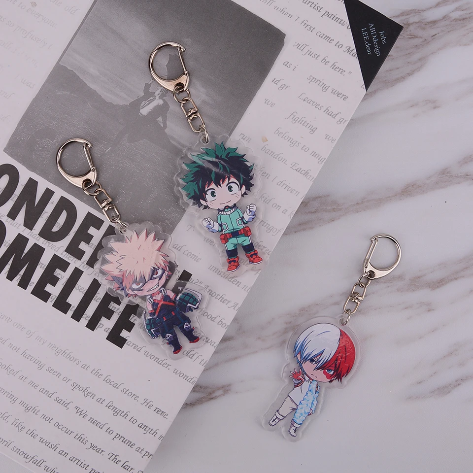 Tronzo игрушки брелок для ключей Boku no Hero моя геройская Академия мидория Izuku Bakugou Katsuki