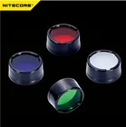 Nitecore NFR25 NFB25 NFG25 NFD25 разноцветный фильтр для фонарика 25,4 мм, подходит для фонарь с головкой 25,4 мм
