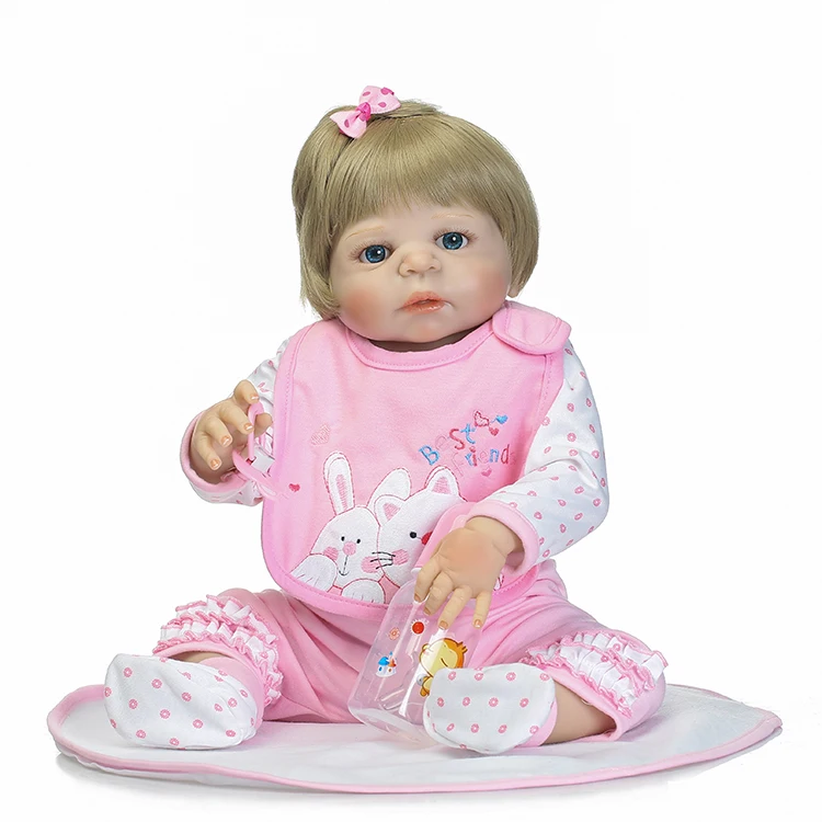 55 см полностью силиконовые куклы Bebe Reborn реалистичные 22 &quot для новорожденных