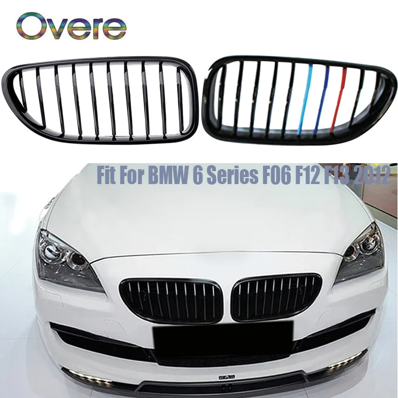 

Overe Car Front Bumper Racing Grills For BMW 6 Series F06 F12 F13 2018 2017-2012 M6 Style 640i 650i 640D Motorsport Accessories